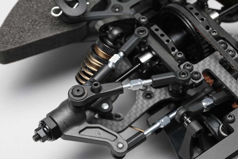 Yokomo MS1.0 64チタンアッパースクリューセット Yokomo MS1.0 Turnbuckle Upper Arm Set MS-008T